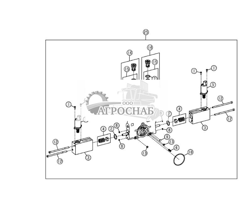 Секция заднего клапана рулевого управления, Grade Pro - ST3645 504.jpg